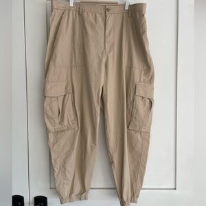 Abercrombie & Fitch Beige Cargo Pants
